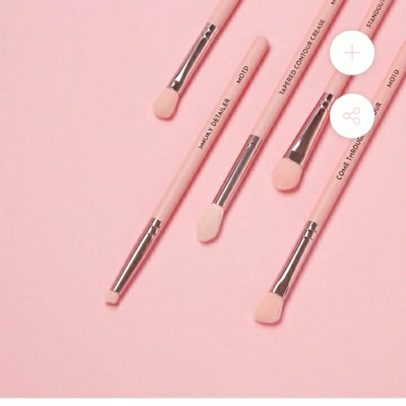 MOTD 5 Pc 'In a Blush' Makeup Brush Set for Eyes - Picture 2 of 9
